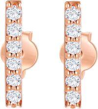 wholesale 14K White Gold Round Cut Natural Diamond Bar Stud Earrings 2ctw-Rose Gold