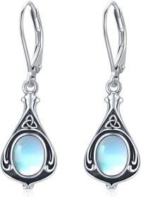 wholesale 925 Sterling Silver Hypoallergenic Leverback Hoop Earrings for Women Dainty Jewelry Gifts-73047-J