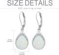 wholesale Sterling Silver Celtic Filigree Teardrop Leverback Earrings for Women Mom Gift-0-3