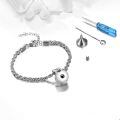 wholesale 925 Sterling Silver Heart Padlock Charm Bracelet-0-3