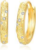 wholesale 925 Sterling Silver Cubic Zirconia Sun Moon Stars Huggie Hoop Earrings for Women, Elegant Celestial Jewelry Gift for Mom Grandma Daughter, 15mm-0-0