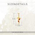 wholesale 14K Gold Cross with Red Birds and Knot Design Pendant Necklace for Women Gifts-0-4