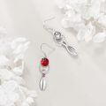 wholesale 925 Sterling Silver Bowling Ball & Pin Drop Earrings Sports Gift for Players-0-4