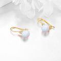 wholesale 14K Gold Opal and Diamond Dangle Drop Earrings for Women-0-2