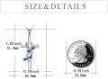 wholesale 925 Sterling Silver Dragonfly Cross Pendant Necklaces for Women Gift Ideas-0-3