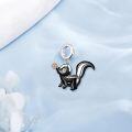 wholesale 925 Sterling Silver Skunk Charm Beads Fits Jewelry for Women-0-2