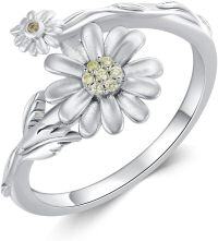 wholesale 925 Sterling Silver Boho Adjustable Vintage Spoon Ring Thumb Ring Statement Jewelry Gift for Women-Daisy B
