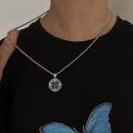 wholesale 925 Sterling Silver Compass Necklace Pendant for Men & Women - Graduation s -0-2