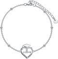 wholesale 925 Sterling Silver Graduation Heart Charm Bracelet for Women Girl's Gift-0-0