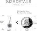 wholesale 925 Sterling Silver Sunflower Drop Earrings with Leverbacks-0-3