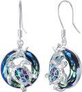 wholesale Crystal Dangle Earrings Christmas Gifts Turtle Earrings For Women Sterling Silver -0-0