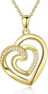 wholesale 925 Sterling Silver Moissanite Necklace - Hypoallergenic Nickel-Free Lead-Free Cadmium-Free - High Polish Exquisite Inlay - Brilliant Sparkle Unique Design - Gift for Wedding Valentine Mother Wife-Style 2