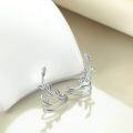 wholesale 925 Sterling Silver Leaf Vine Climbing Ear Cuffs for Women - Elegant Nature Inspired Jewelry-0-3