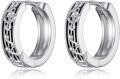 wholesale 925 Sterling Silver Music Notes Huggie Hoop Earrings for Women and Girls-0-0
