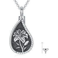wholesale 925 Sterling Silver Lapis Lazuli Heart Necklace Wholesale With Diamonds And Funnel-05-Lily-05-Lily-Custom