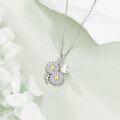 wholesale 925 Sterling Silver & Pearl Daisy Necklace for Women – Elegant Spring Floral Jewelry Gift-0-4