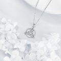 wholesale 925 Sterling Silver Triquetra Trinity Knot Pendant Necklaces Irish Good Luck Charm s for Women Girls-0-3