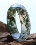 wholesale Natural Jade Bangle Feng Shui Jadeite Bangle Bracelet Good Luck Jewelry Birthday Valentine's Day Mother's Day Gifts For Women Her Mom Grandma -0-4