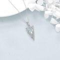 wholesale Sterling Silver Stone Arwen Evenstar Pendant Necklace LOTR Inspired Jewelry Gift for Women Men Teens Mothers Day-0-9