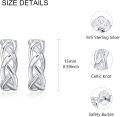 wholesale 925 Sterling Silver Celtic Knot Stud Earrings for Women Men Gift-0-2
