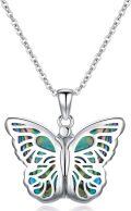 wholesale Sterling Silver Urone Butterfly Pendant Necklace for Women-0-2