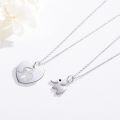 wholesale 925 Sterling Silver Heart & Elephant Pendant Necklaces for Women Girls  Sets-0-1