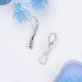 wholesale 925 Sterling Silver Guitar Shape Drop Earrings Music  for Women-0-2