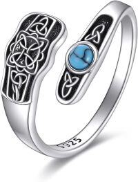 wholesale Sterling Silver Adjustable Ring for Women Fashion Jewelry Gift for Wife Darling-Spoon Ring