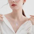 wholesale 14K Gold Pink Crystal Black Cat Pendant Necklace for Women Cats Lover-0-61