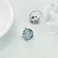 TOUPOP Sterling Silver Crystal Tree Of Life Lever Back Earrings For Women Birthday Gifts-0-2