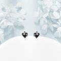 wholesale 925 Sterling Silver Ace of Spades Stud Earrings s for Women-0-1