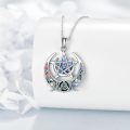 wholesale 925 Sterling Silver Pentacle Pendant-0-2