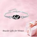 wholesale Sterling Silver Gemstone Bracelet for Women Fine Jewelry Gift-0-57