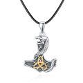 wholesale 925 Sterling Silver Norse God Thor Hammer Pendant Necklace-0-0