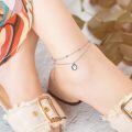wholesale 925 Sterling Silver Tear Drop Pendant Necklace Wholesale With Moonstone-0-2