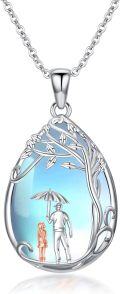wholesale 925 Sterling Silver Tree of Life Family Pendant Necklaces for Women Men Girls Boys Kids  Set-0-0