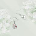 wholesale 925 Sterling Silver Mushroom Frog Drop Earrings for Women-0-2