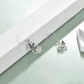 wholesale 925 Sterling Silver Butterfly Flower Drop Earrings Gift for Women Girls Teenagers-0-4