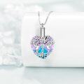 wholesale TOUPOP Hummingbird Urn Necklace For Ashes Sterling Silver Crystal Cremation Jewelry -0-3