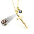 wholesale 925 Sterling Silver Cross Necklace I Can Do All Things-0-1