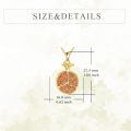 wholesale 925 Sterling Silver Pomegranate Pendant Necklace-0-4