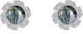 wholesale 925 Sterling Silver Green Moss Agate Stud Earrings-0-0