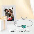 wholesale  Sterling Silver Gemstone Dainty Link Bracelet for Women -0-63