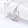 wholesale TOUPOP Sister Gifts From Sister Sterling Silver Sister Pendant Nencklace Friend Christmas Birthday Jewelry Gifts For Women -0-3