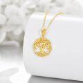 wholesale 14K Gold Tree Of Life Pendant Necklace - Real s For Women-0-1
