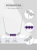 wholesale 925 Sterling Silver Dragonfly Rose Quartz Beads Necklace For Women-0-4