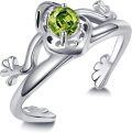 wholesale 925 Sterling Silver Dragon Frog Bearded Dragon Adjustable Animal Wrap Rings Jewelry Gifts for Women-0-0