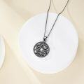 wholesale 925 Sterling Silver Pentagram Supernatural Protection Pendant Necklaces for Women and Men-0-2