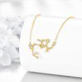 wholesale 14K Gold Star Constellation Necklace for Women - 36cm Chain Length-0-1