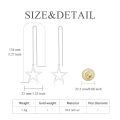 wholesale 925 Sterling Silver Threader Earrings Star Moon Tiny Cube Rhombus Sector Beads Dream Catcher Evil Eye Butterfly Leaf Lightning Bolt Tassel Dangle Drop Chain Charm s for Women-0-3